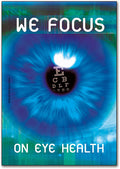 We Focus Postcard