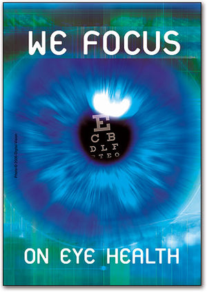 We Focus Postcard
