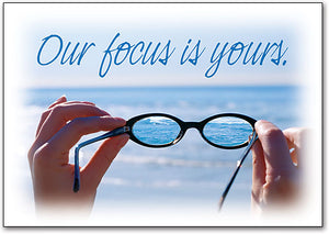 Our Focus Is Yours Postcard