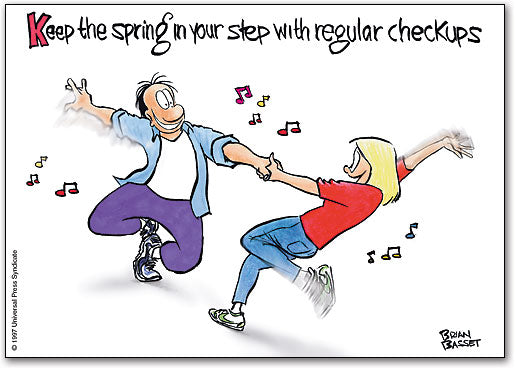 Spring in Your Step Postcard