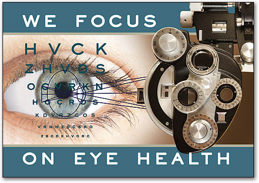 We Focus Eye Health Postcard