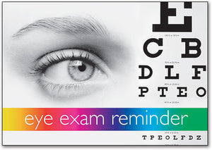Eye Exam Reminder Postcard