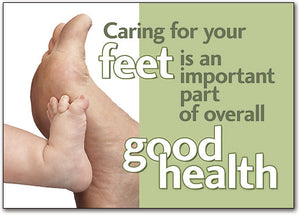 Caring For you Your Feet Postcard