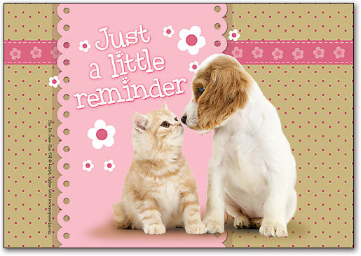 Just a Little Reminder Postcard