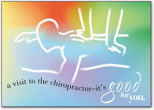 Visit to the Chiropractor Postcard