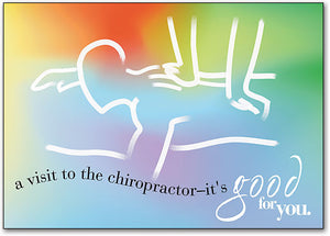 Visit to the Chiropractor Postcard