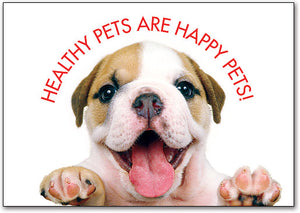 Healthy Happy Pets Postcard