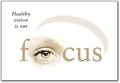 Healthy Vision Our Focus Postcard