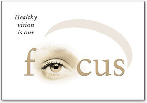 Healthy Vision Our Focus Postcard