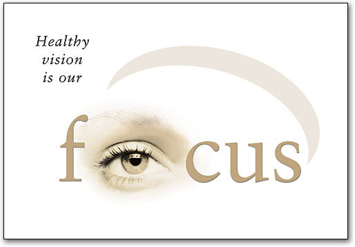 Healthy Vision Our Focus Postcard