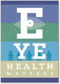 Eye Health Matters/Chart Postcard