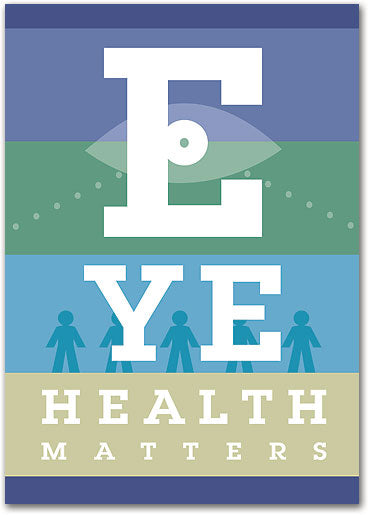 Eye Health Matters/Chart Postcard