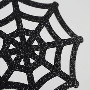 Cardstock Spiderwebs Halloween Hanging Decorations