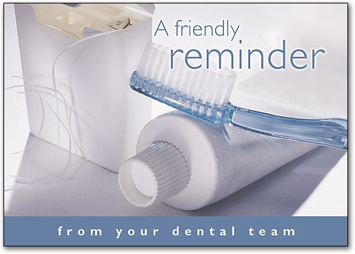 Reminder Dental Team Standard Postcard