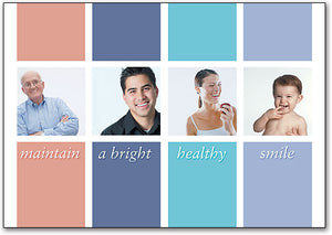 Bright Healthy Smile Postcard