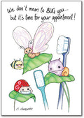 Mean To Bug You Postcard