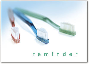 Reminder/Three Brushes Postcard