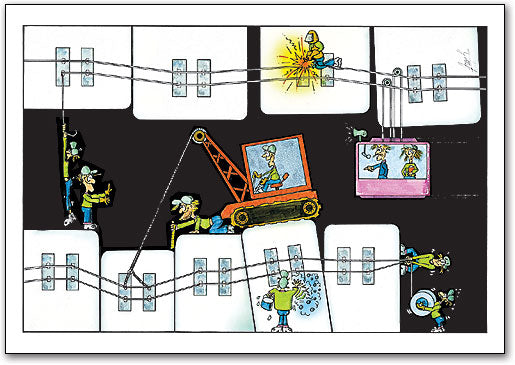 Braces Postcard