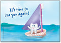Tooth Sailboat Postcard
