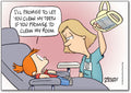 Clean My Room Postcard