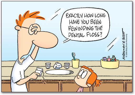 Rewinding the Dental Floss Postcard