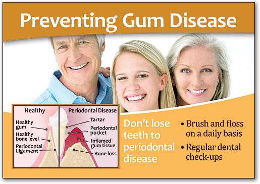Preventing Gum Disease Postcard