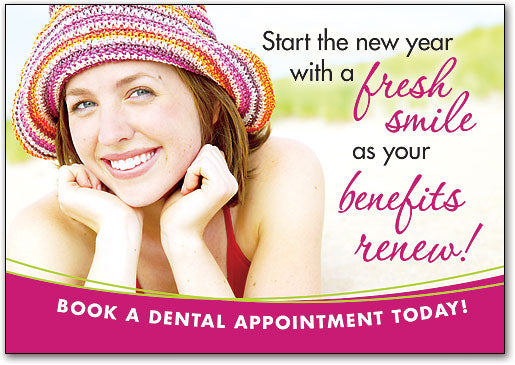 A Fresh Smile Benefit Reminder Postcard