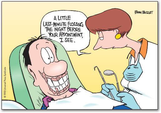Last Minute Floss Postcard