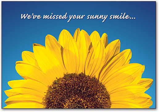 Smile/Sunflower Postcard