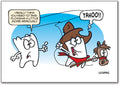 More Seriously Postcard