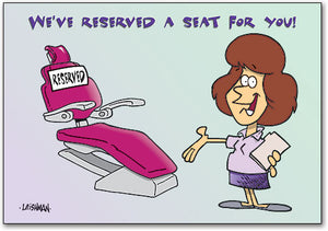 Reserved A Seat Postcard