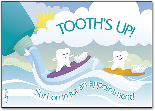 Tooth's Up! Postcard