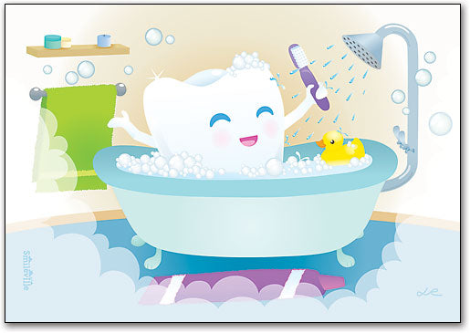 Cleaning Time Postcard