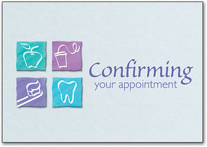 Dental Squares Postcard