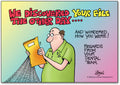 Discovered Your File Postcard