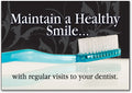 Maintain a Healthy Smile Postcard