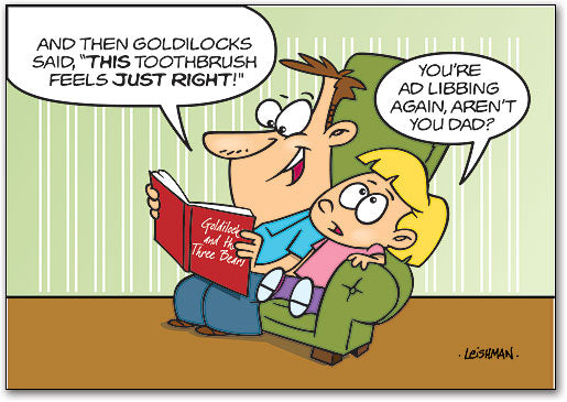 Goldilocks Said Postcard