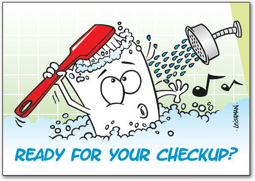 Ready for Checkup? Postcard