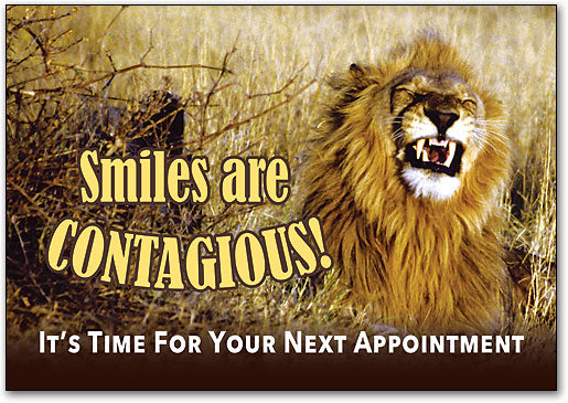 Smiles Are Contagious Postcard
