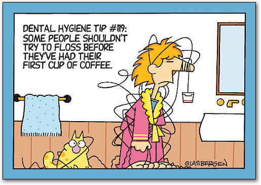 Dental Hygiene Tip No. 119 Postcard