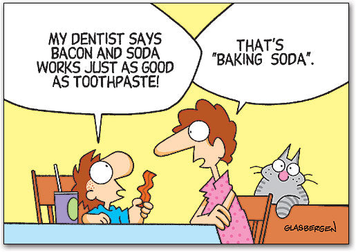 Baking Soda Postcard