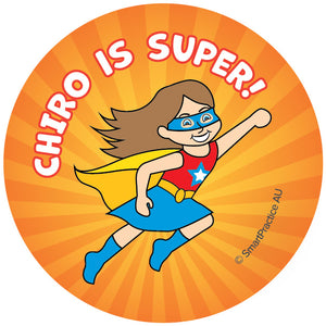 Chiro Super Girl Stickers (100pk)