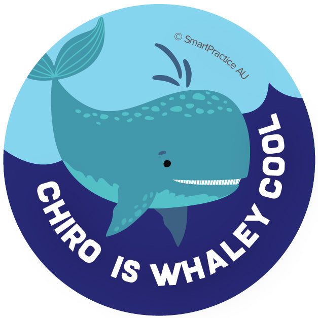 Chiro Is Whaley Cool Stickers (100pk)