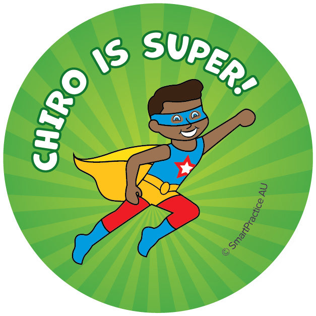 Chiro Super Boy Stickers (100pk)