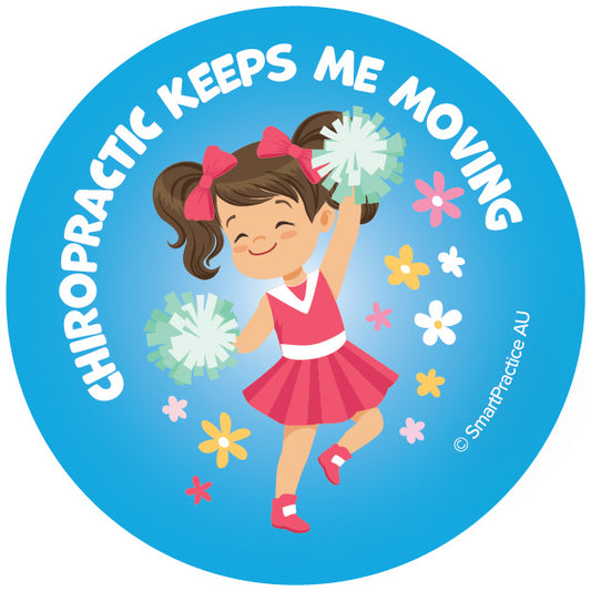 Chiro Cheer Leader Stickers (100pk)