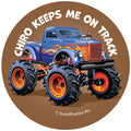 Chiro Keeps Me On Track Stickers (100pk)