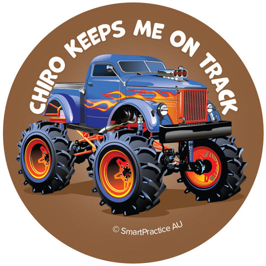 Chiro Keeps Me On Track Stickers (100pk)