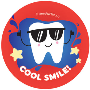 Cool Smile Stickers (100pk)