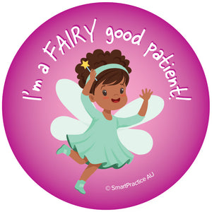 A fairy good patient Stickers (100pk)