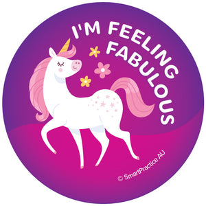 Feeling Fab Unicorn Stickers (100pk)